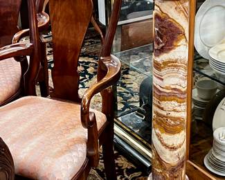 Marble pedestal