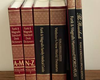 Funk & Wagnalls Desk Dictionary, Thesaurus, Family Medical Guide, World Atlas and The Presidents (Special Edition)