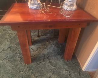 Cedar side table
