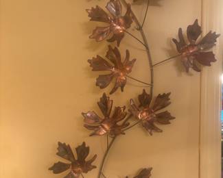 Metal leaves
