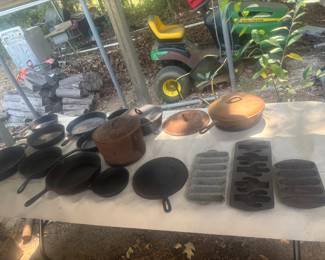 Cast iron pieces