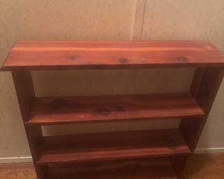 Small cedar shelf