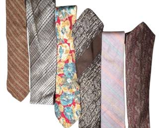 6 Designer Ties