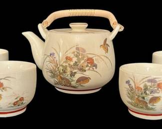 Vintage Japanese Porcelain Tea Set
