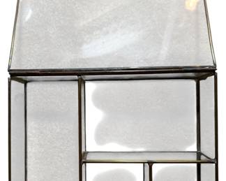 BrassGlass Display Case  Contents