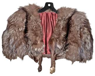 Fox Fur Shoulder Drape