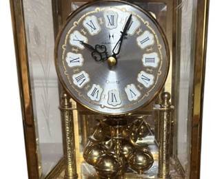 Hamilton Brass Table Clock