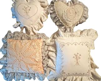 Four Boudoir Pillows