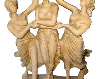 Three Graces Resin Sculpture