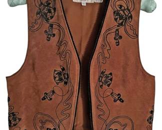Rebecca Thomas Leather Vest