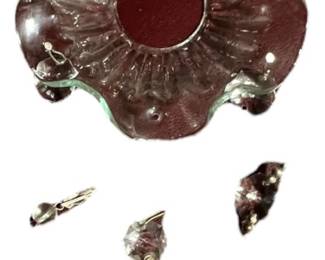 Crystal Bobeche and Dangles
