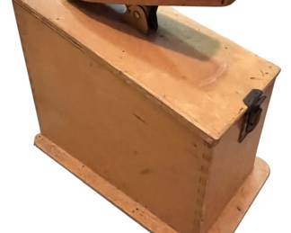 Vintage Wooden Shoe Shine Box