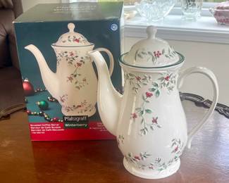 Pfaltzgraff "Winterberry" Coffee Server