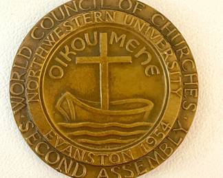 The World Council of Churches Medallion - 1954