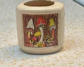 Vintage Mushroom Mini Vase/Toothpick Holder