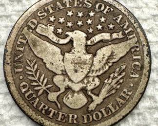 1897 Quarter Dollar Barber