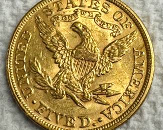 1895 Five-Dollar Gold Piece