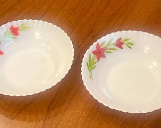 Vintage MacBeth-Evans Florette Bowls