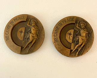 They Came in Peace - Moon Landing Medallions