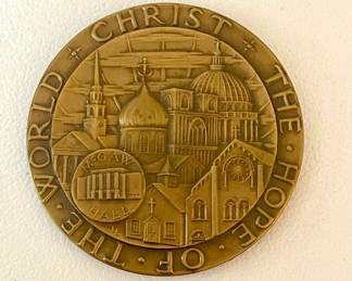 The World Council of Churches Medallion - 1954
