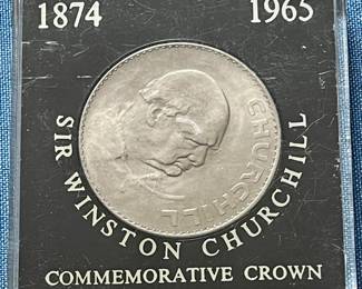 Sir Winston Churchill Commemorative Crown -1965