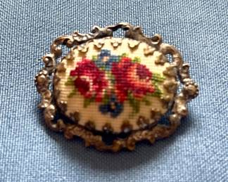 Embroidered Brooch