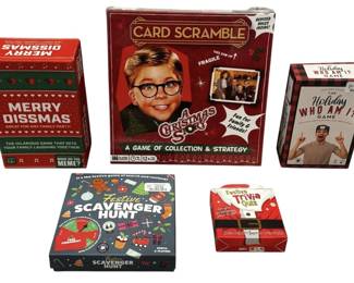 Variety of Christmas Card Games