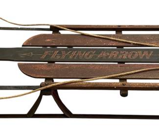 Vintage Flying Arrow Snow Sled