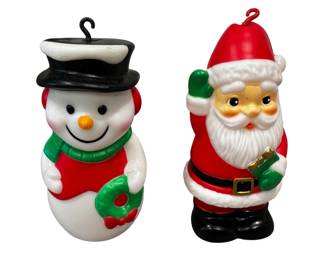 Snowman Santa Battery Operated Blow Molds