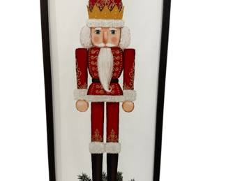 Hobby Lobby Framed Nutcracker Wall Decor.