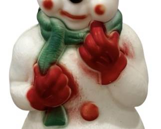 Vintage Snowman Light Up Blow Mold