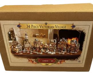 34 Piece Victorian Village
