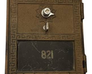 Vintage Corbin Post Office Box Door