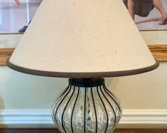 Glass Base Lamp 