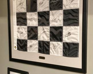Autographed Flag and Posters 