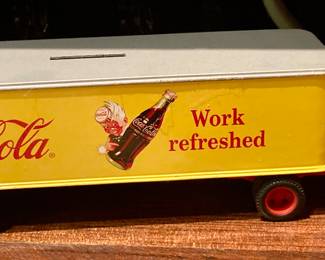 Coca-Cola 1950 Chevrolet Cab & Trailer Bank