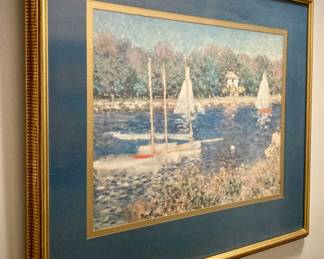 Claude Monet - The Basin At Argenteuil 