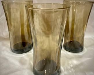 Vintage Anchor Hocking Linden Style Glasses 