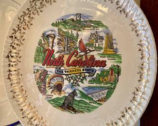 Vintage North Carolina Collectors Plate
