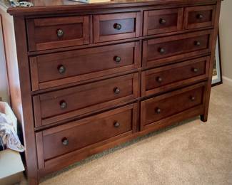 Tall Dresser with 10 Drawers 
