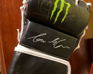 Autographed Monster Energy Drink MMA Glove 