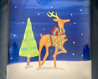Garden Ridge Holiday Plate 