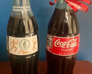 Vintage Glass Coca-Cola Bottle Collection