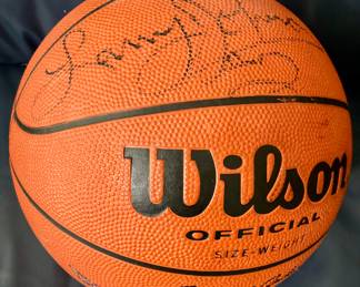 Two Autographed Basketballs
