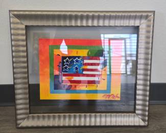 Flag by Peter Max