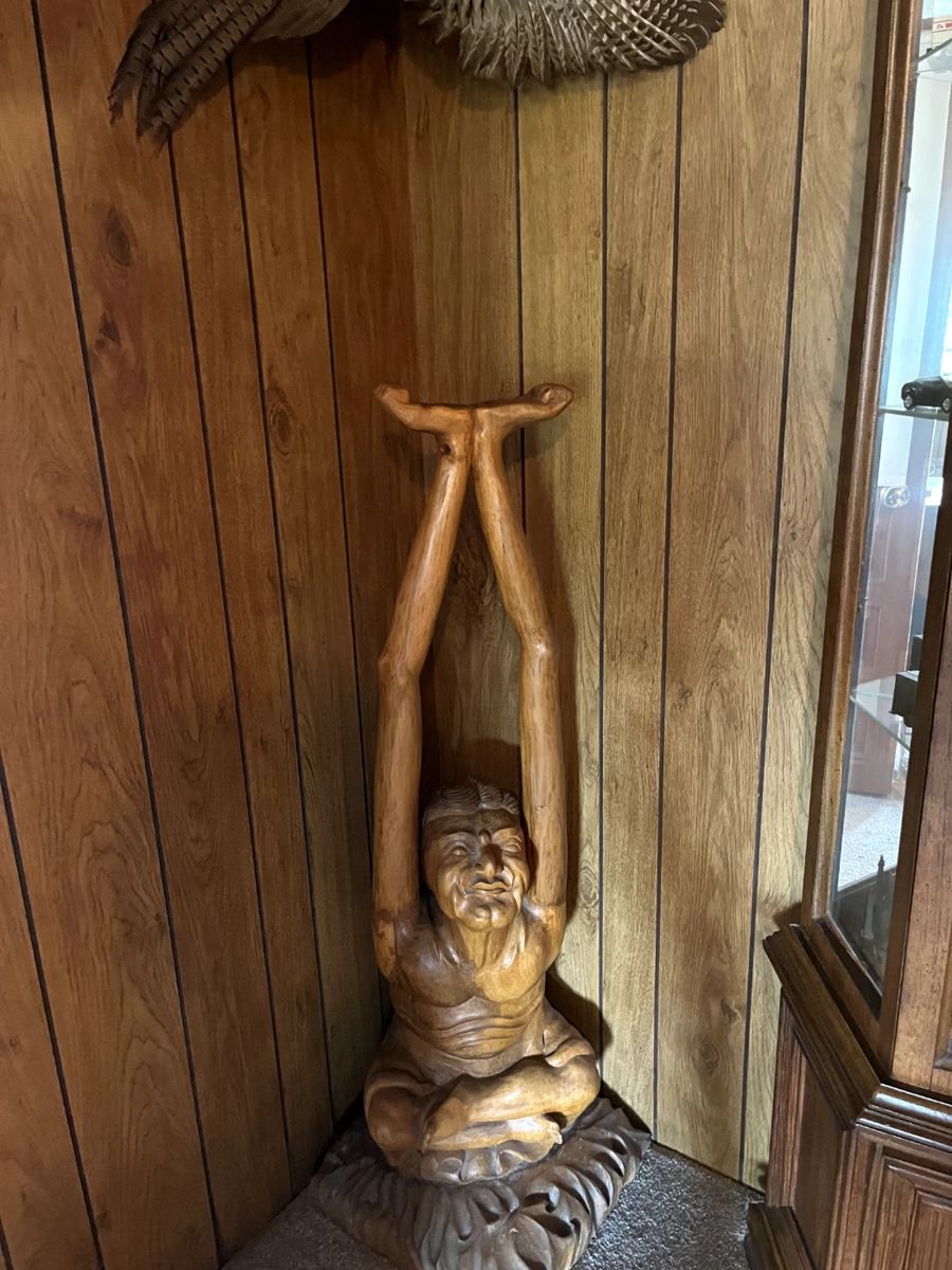 Unique Wood Carved Statue