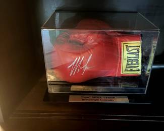 Autographed Mike Tyson Boxing Glove