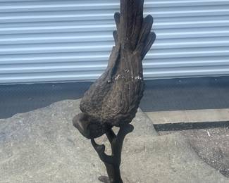 2nd Bronze Parrot statue also 5" tall