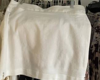 White skirt