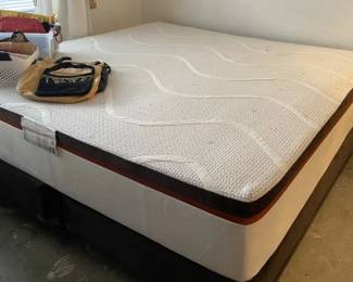 King Size Mattress set and frame - Mattress is very good condition